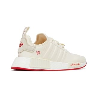 Woman's Adidas NMD_R1 8.5. Cream and red